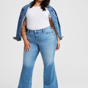NWT!!! Torrid Blue Flare Wide Leg Jeans